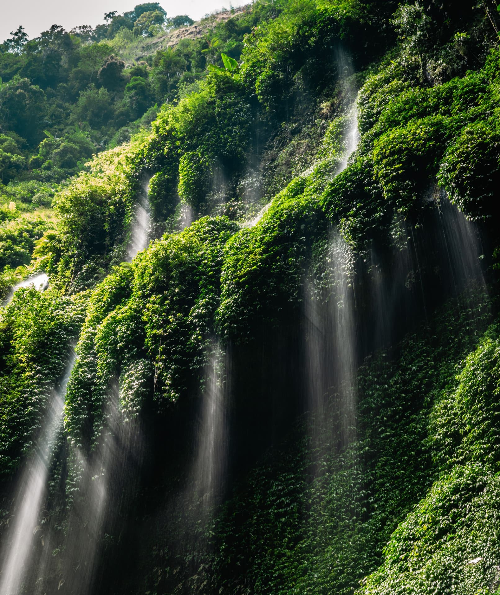 Bali waterfall trail experience