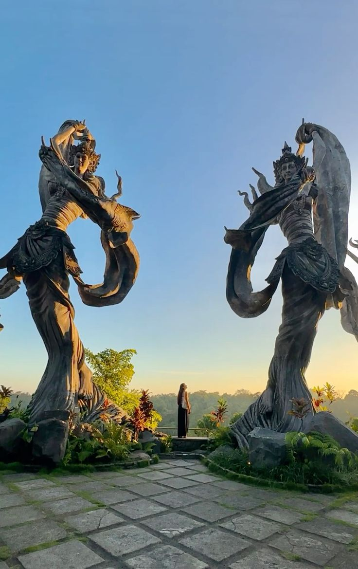 Stone temple gateway in Bali